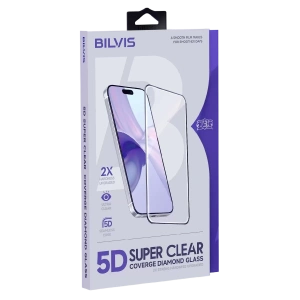 Hubrendy SH Newface Apple İphone 17 Pro Max Bilvis 5d Super Clear Diamond Cam Ekran Koruyucu
