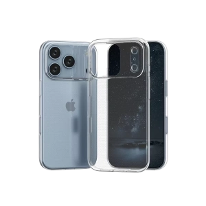Hubrendy SH Newface Apple İphone 17 Pro Max Lüx Şeffaf Silikon - Şeffaf