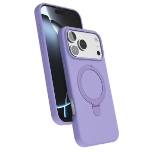 Hubrendy SH Newface Apple İphone 17 Pro Max Regal Magsafe Standlı Kapak - Lila