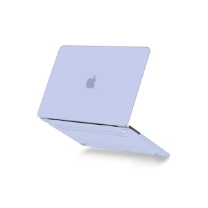 Hubrendy SH Newface Apple Macbook Pro 13 2021 Macbook Buzlu Kapak - Lila