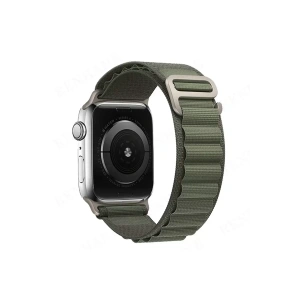 Hubrendy SH Newface Apple Watch 38mm Mountain Kordon - Yeşil