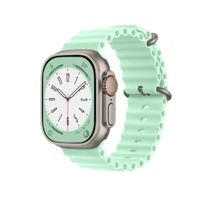 Hubrendy SH Newface Apple Watch 38mm Ocean Kordon - Açık Yeşil