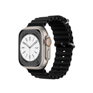 Hubrendy SH Newface Apple Watch 38mm Ocean Kordon - Siyah