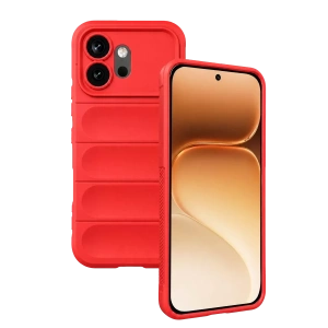 Hubrendy SH Newface Huawei Honor 600 Optimum Silikon - Kırmızı