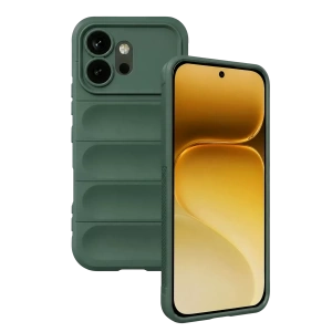 Hubrendy SH Newface Huawei Honor 600 Optimum Silikon - Koyu Yeşil