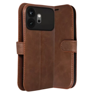 Hubrendy SH Newface Huawei Honor 600 Trend S Plus Kapaklı Kılıf - Taba