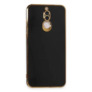 Hubrendy SH Newface Huawei Mate 10 Lite Kılıf Volet Silikon - Siyah