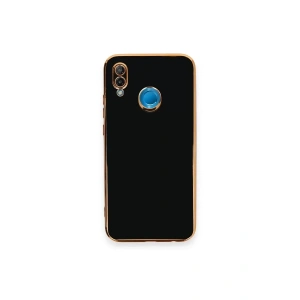 Hubrendy SH Newface Huawei P20 Lite Kılıf Volet Silikon - Siyah