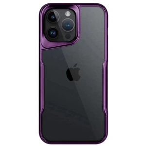 Hubrendy SH Newface İphone 14 Pro Max Kılıf Boyi Silikon Kapak - Derin Mor