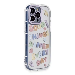 Hubrendy SH Newface İphone 14 Pro Max Kılıf Reflexion Desenli Kapak - Desen 7