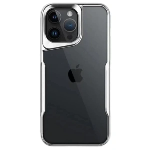 Hubrendy SH Newface İphone 15 Pro Max Kılıf Boyi Silikon Kapak - Gümüş