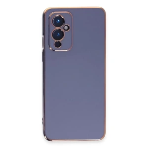 Hubrendy SH Newface One Plus 9 Kılıf Volet Silikon - Mavi