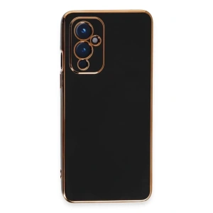 Hubrendy SH Newface One Plus 9 Kılıf Volet Silikon - Siyah