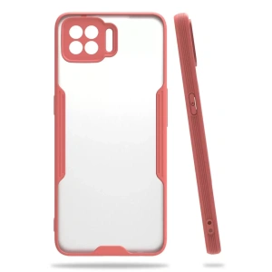 Hubrendy SH Newface Oppo A73 Kılıf Platin Silikon - Pembe