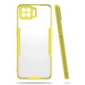Hubrendy SH Newface Oppo A73 Kılıf Platin Silikon - Sarı