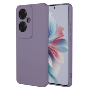 Hubrendy SH Newface Oppo Reno 11f Kılıf First Silikon - Lila