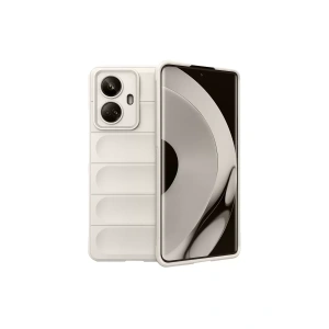 Hubrendy SH Newface Realme 10 Pro 5g Kılıf Optimum Silikon - Krem