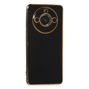 Hubrendy SH Newface Realme 11 Pro Kılıf Volet Silikon - Siyah