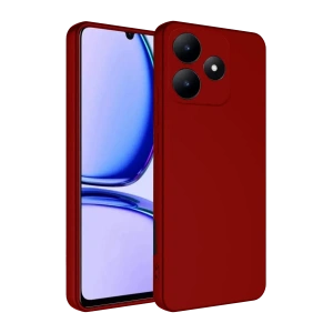 Hubrendy SH Newface Realme C61 Kılıf First Silikon - Kırmızı