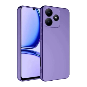 Hubrendy SH Newface Realme C61 Kılıf First Silikon - Lila