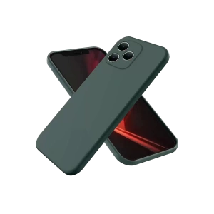 Hubrendy SH Newface Realme Note 50 4g Kılıf First Silikon - Koyu Yeşil