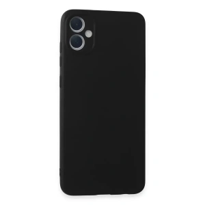 Hubrendy SH Newface Samsung Galaxy A05 Kılıf First Silikon - Siyah