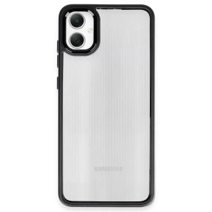 Hubrendy SH Newface Samsung Galaxy A05 Kılıf Power Silikon - Siyah