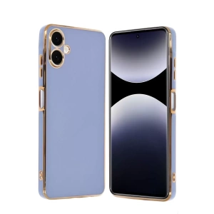 Hubrendy SH Newface Samsung Galaxy A06 Kılıf Volet Silikon - Mavi