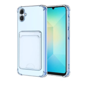 Hubrendy SH Newface Samsung Galaxy A07 4g Kart Şeffaf Silikon - Şeffaf