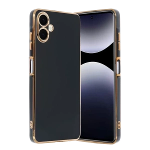 Hubrendy SH Newface Samsung Galaxy A07 4g Volet Silikon - Siyah