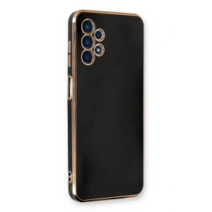 Hubrendy SH Newface Samsung Galaxy A13 4g Kılıf Volet Silikon - Siyah