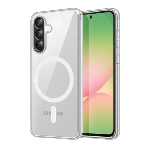 Hubrendy SH Newface Samsung Galaxy A27 5g Combo Sert Şeffaf Magsafe Kapak - Şeffaf