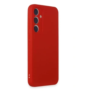 Hubrendy SH Newface Samsung Galaxy A35 5g Kılıf First Silikon - Kırmızı