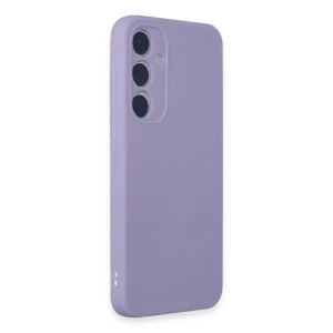 Hubrendy SH Newface Samsung Galaxy A35 5g Kılıf First Silikon - Lila