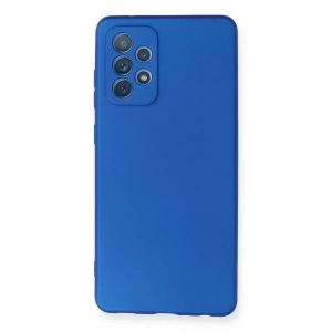 Hubrendy SH Newface Samsung Galaxy A72 Kılıf First Silikon - Mavi