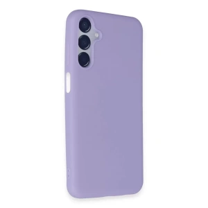 Hubrendy SH Newface Samsung Galaxy M15 Kılıf First Silikon - Lila
