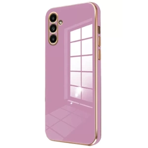 Hubrendy SH Newface Samsung Galaxy M15 Kılıf Volet Silikon - Mor
