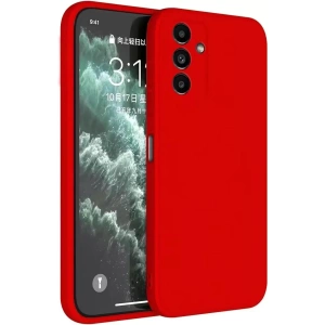 Hubrendy SH Newface Samsung Galaxy S23 Fe Kılıf First Silikon - Kırmızı