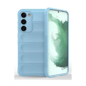 Hubrendy SH Newface Samsung Galaxy S23 Plus Kılıf Optimum Silikon - Sky Blue