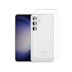 Hubrendy SH Newface Samsung Galaxy S24 Kılıf Lüx Şeffaf Silikon