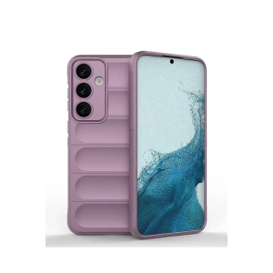 Hubrendy SH Newface Samsung Galaxy S24 Kılıf Optimum Silikon - Mor