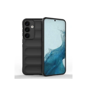 Hubrendy SH Newface Samsung Galaxy S24 Kılıf Optimum Silikon - Siyah