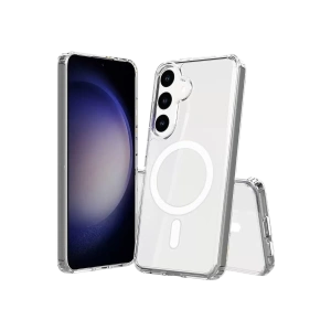 Hubrendy SH Newface Samsung Galaxy S26 Plus Magneticsafe Şeffaf Silikon - Şeffaf