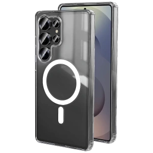 Hubrendy SH Newface Samsung Galaxy S26 Ultra Magneticsafe Şeffaf Silikon - Şeffaf