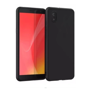 Hubrendy SH Newface Tcl L7 Kılıf First Silikon - Siyah