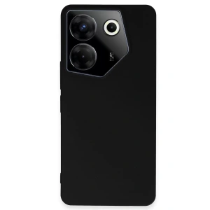 Hubrendy SH Newface Tecno Camon 20 Pro 5g Kılıf First Silikon - Siyah