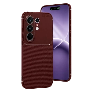 Hubrendy SH Newface Tecno Camon 50 Pro 5g Auto Focus Karbon Kapak - Bordo
