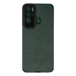 Hubrendy SH Newface Tecno Pova Neo Kılıf Loop Deri Silikon - Yeşil