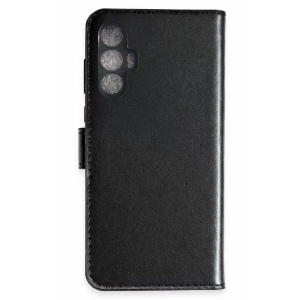 Hubrendy SH Newface Tecno Spark 8 Pro Trend S Plus Kapaklı Kılıf - Siyah