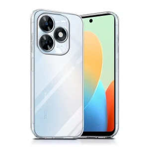 Hubrendy SH Newface Tecno Spark Go 2024 Kılıf Lüx Şeffaf Silikon